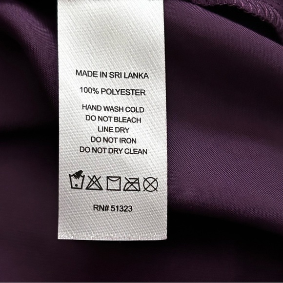 Vince Camuto Purple Billowy Long Sleeve Blouse - Picture 5 of 9